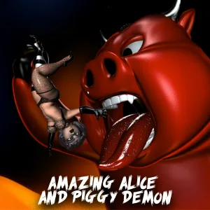 amazing alice & piggy demon